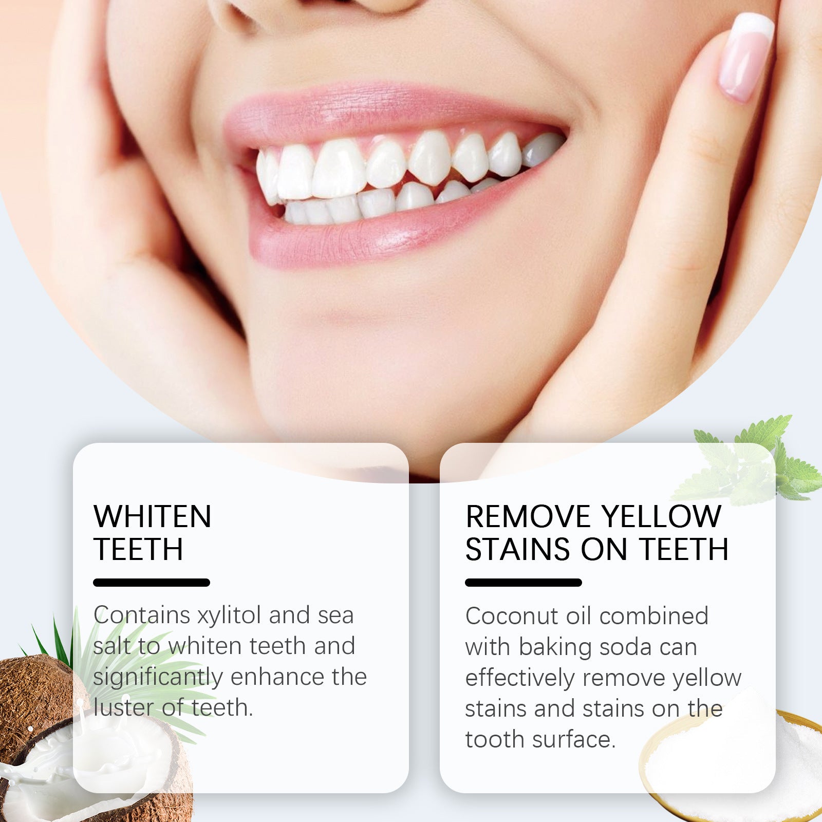 Oral cleaning care toothpaste tablet