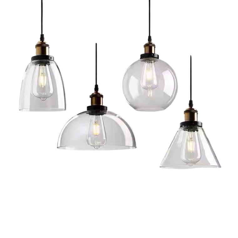 Creative retro glass chandelier
