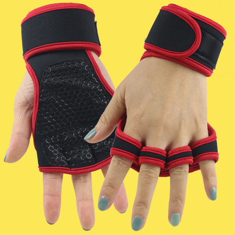 Gym Weightlifting Gloves Half-Finger