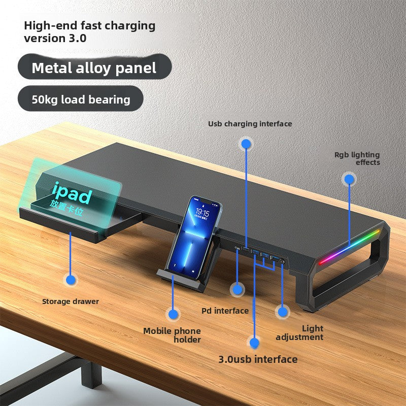 Multi-functional bracket elevation