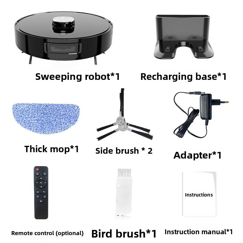 Laser intelligent floor cleaning robot