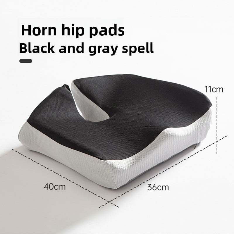 Office Memory Foam Waist Cushion, Buttocks Hemorrhoids Cushion, Chair Seat Cushion, Long-Term Sitting Butt Cushion
