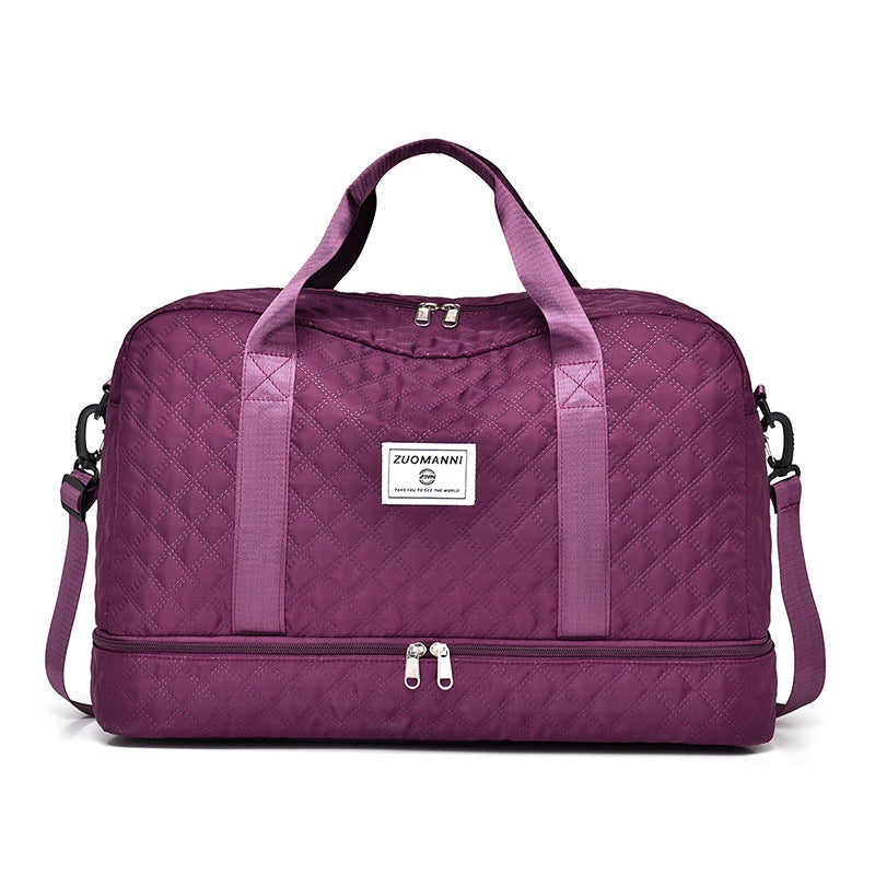 Checkered Sports Travel Bag