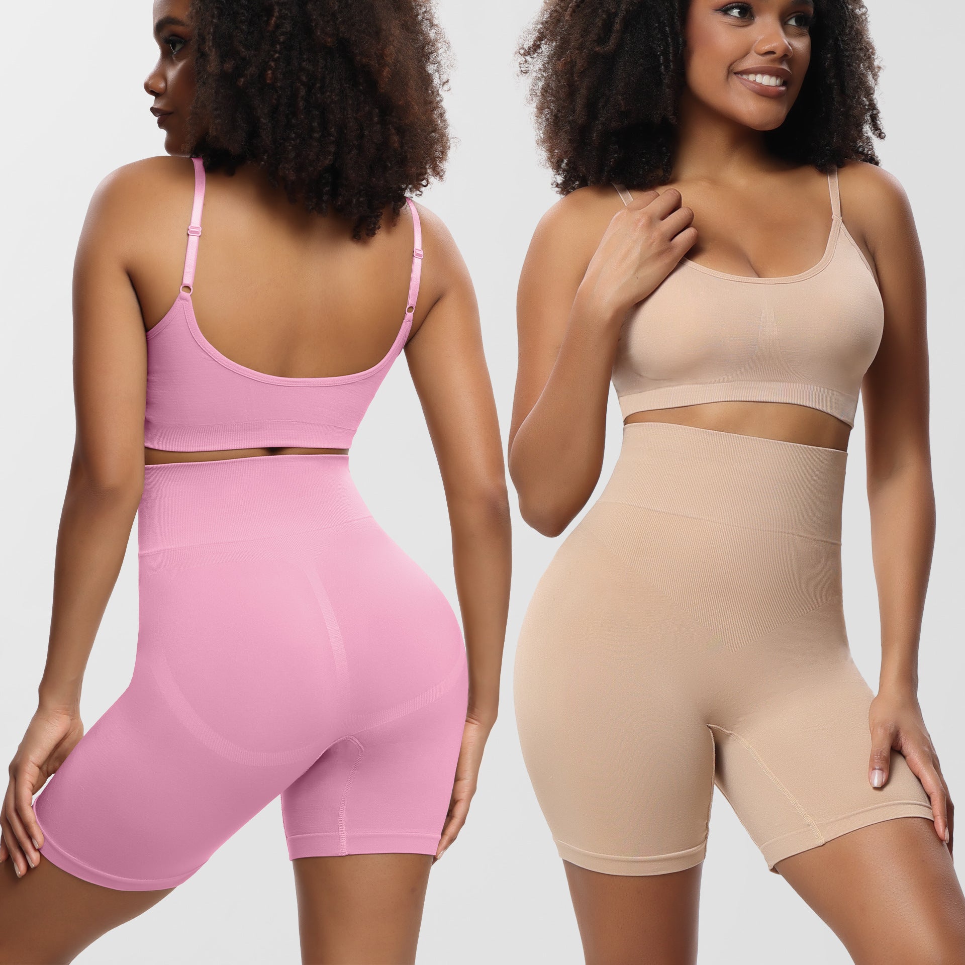 Halter sports bra set without steel rings