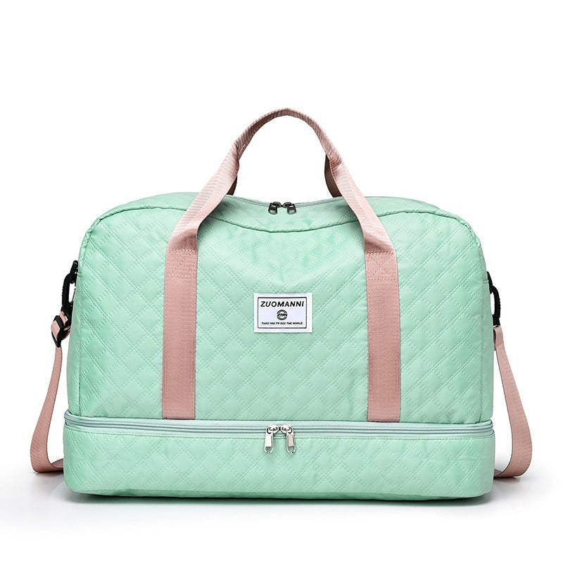 Checkered Sports Travel Bag