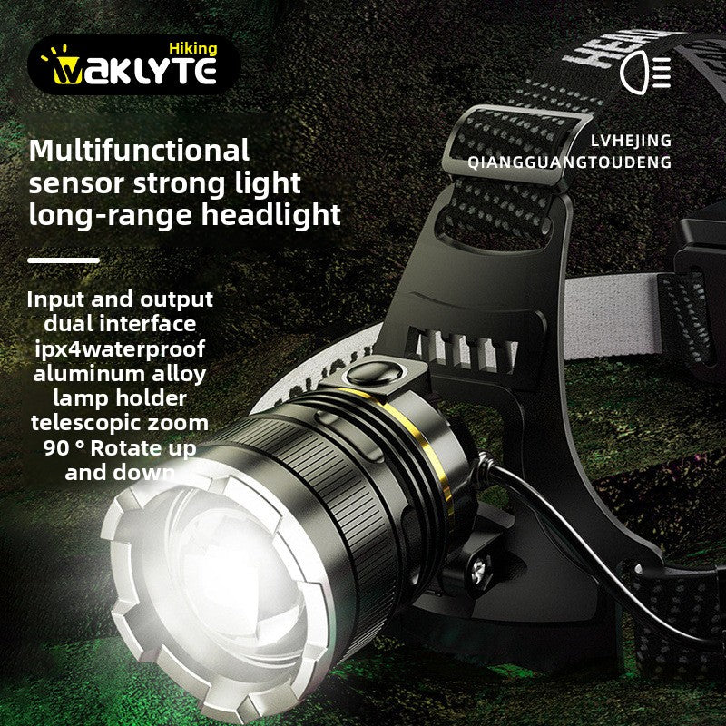 Long battery life, strong bald head with sensor light