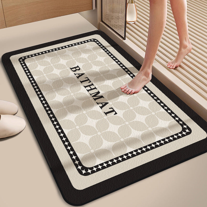 Simple Luxurious Diatom Mud Bathroom Mat.