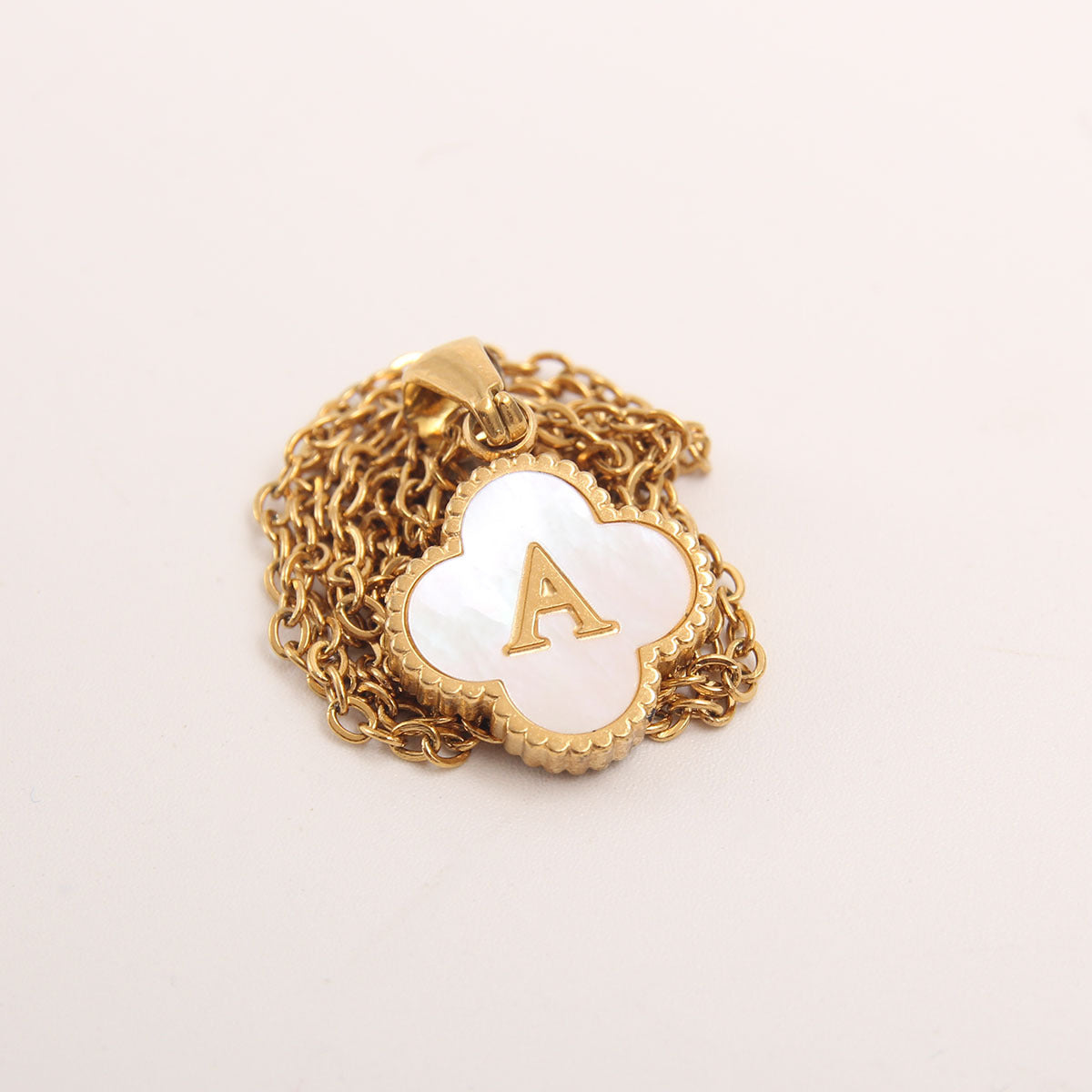 Gold-Plated Letter Necklace