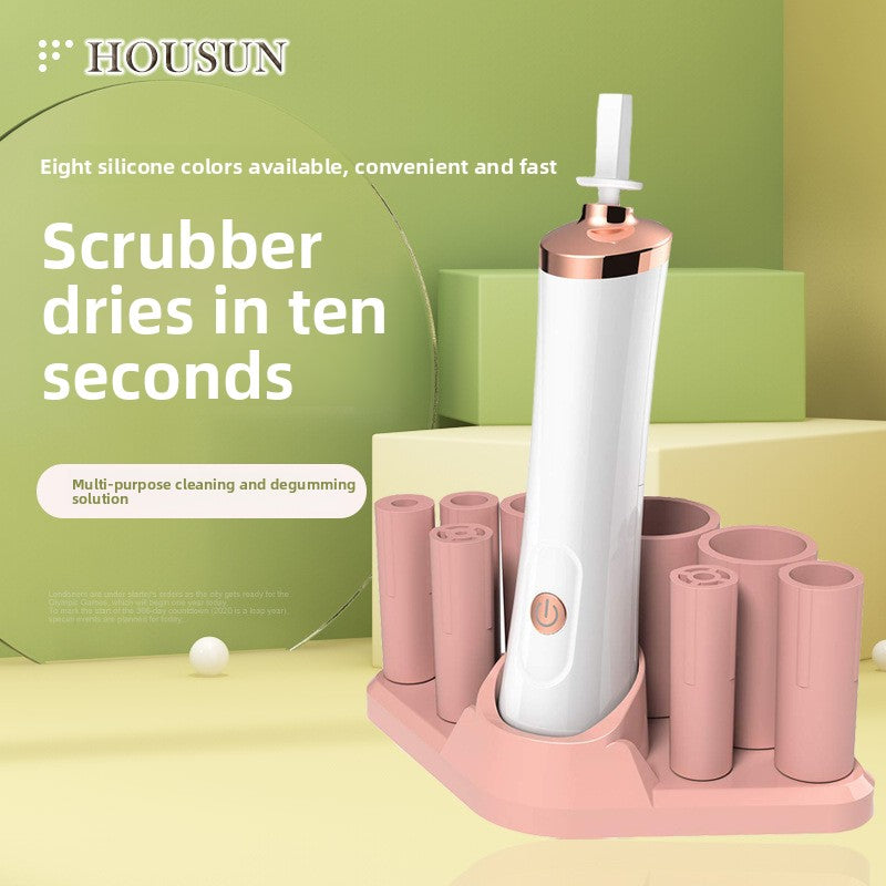 Electric brush cleaner