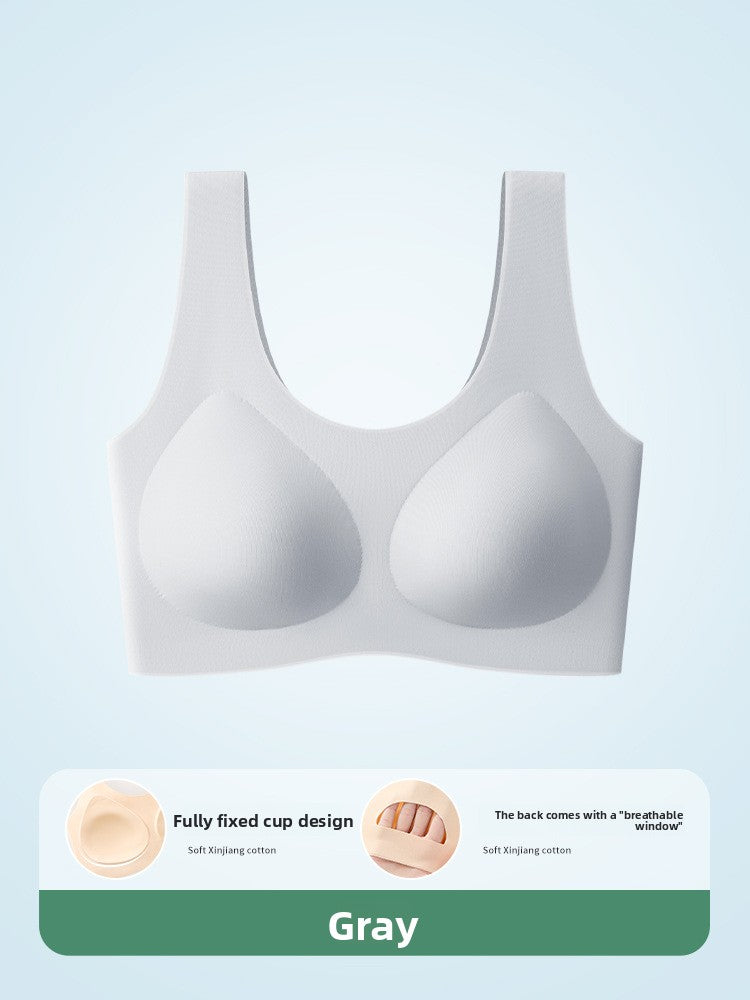 Seamless Shock-Proof Yoga Sports Bra for Large Breasts