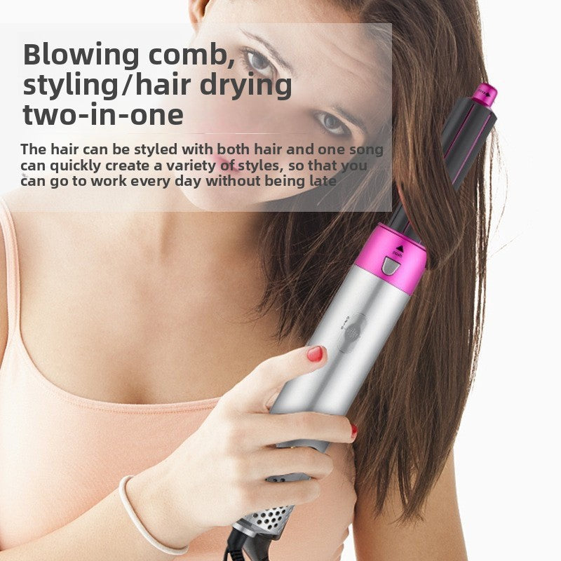 Five-in-one curling iron can be used for both curling and straightening