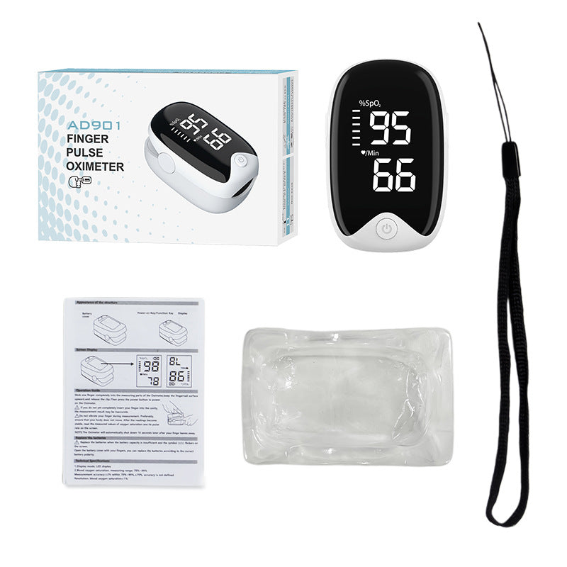 Medical Finger Clip Oximeter Heart Rate Blood Oxygen Saturation Monitor