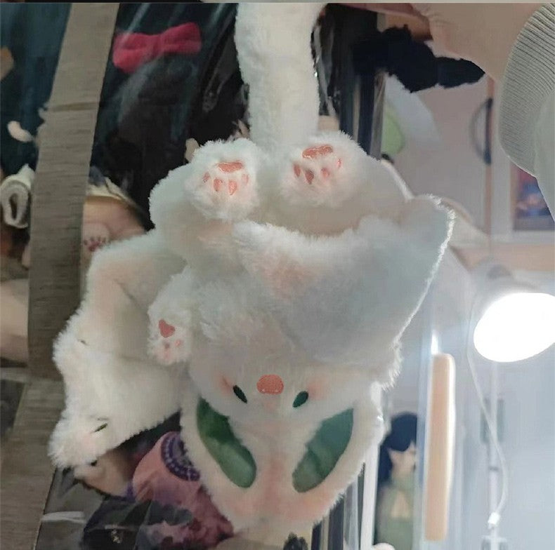 White rabbit plush toy