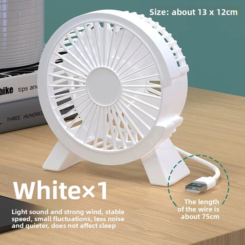 USB mini silent electric fan