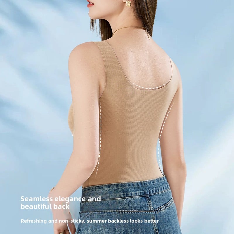 Lingerie with chest pads and a beautiful back