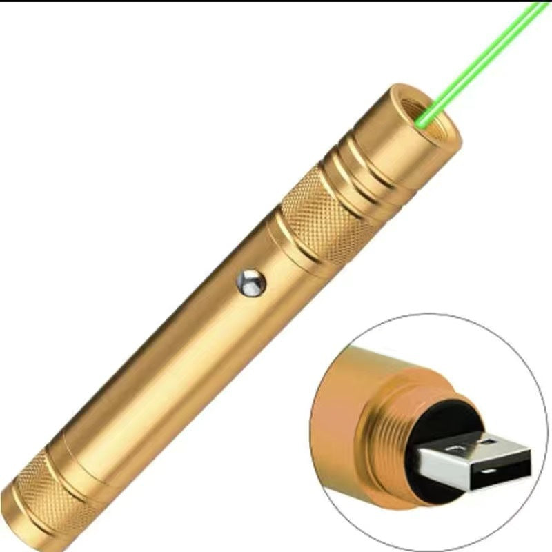High-power USB Rechargeable Laser Pointer with Aluminum Alloy Body
