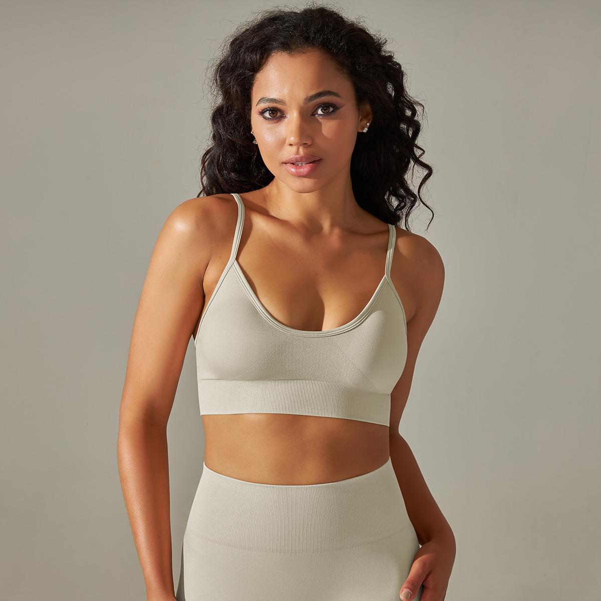 Seamless Quick-Drying Yoga Sports Bra for Women