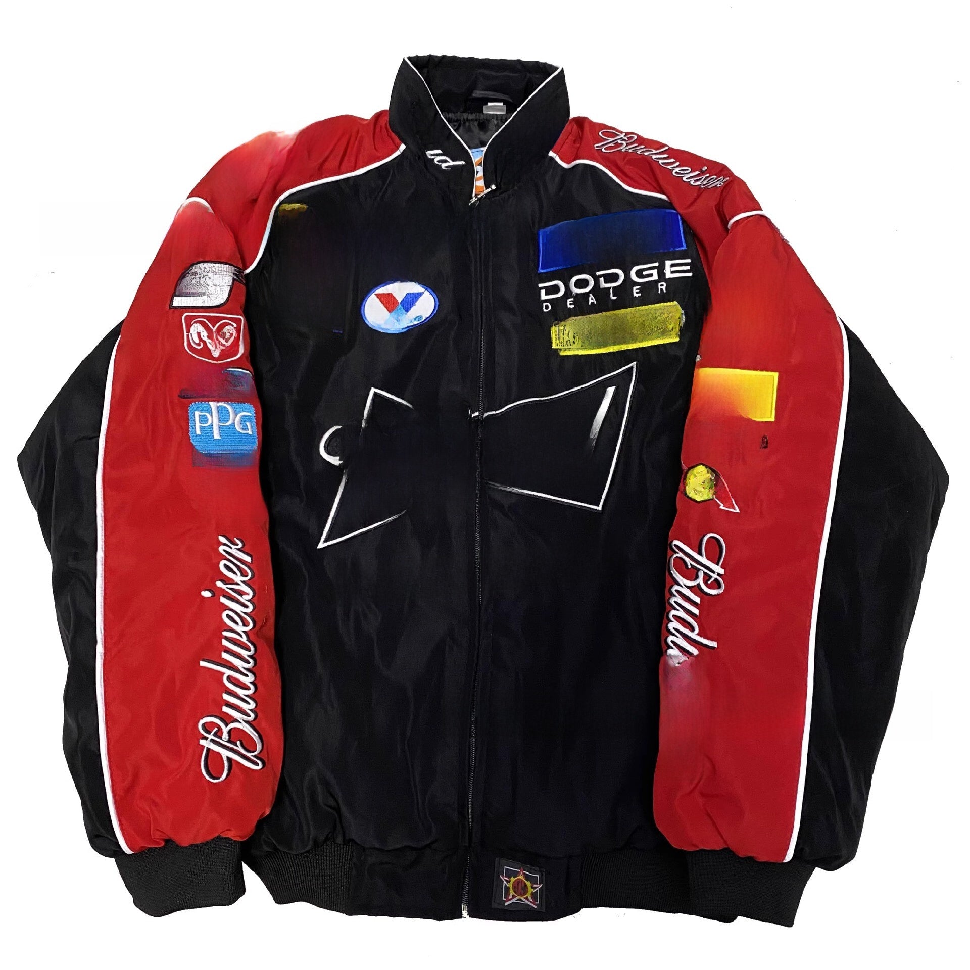 Embroidered racing jacket