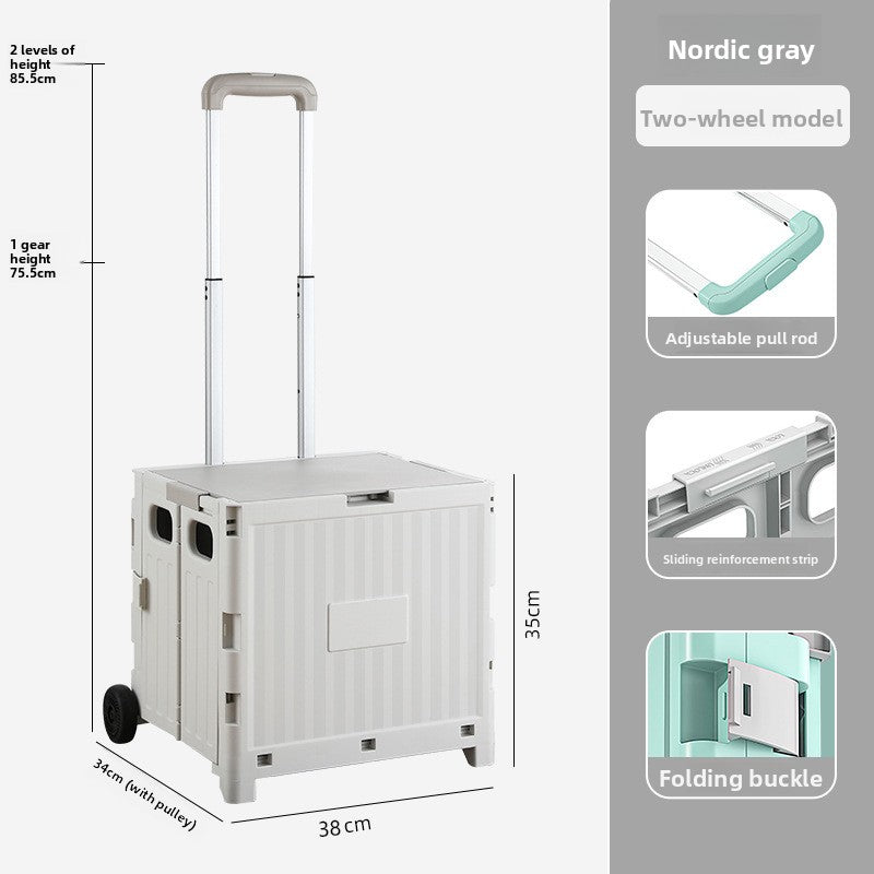 Foldable Portable Shopping Cart
