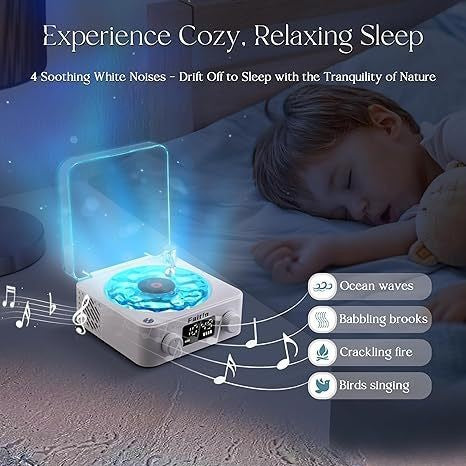 Wireless Clock Retro Bluetooth Small Speaker Projection