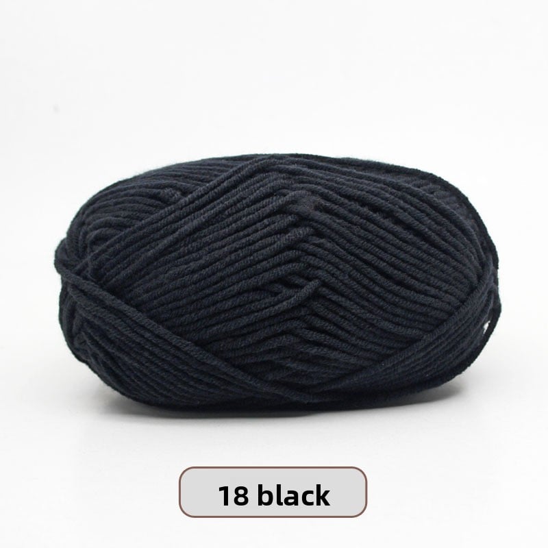 Five-Strand Milk Cotton Yarn for Knitting and DIY Crafts