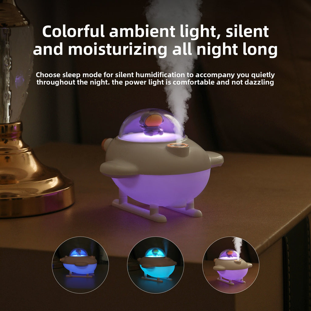 Mini USB Air Humidifier with LED Light for Home Bedroom