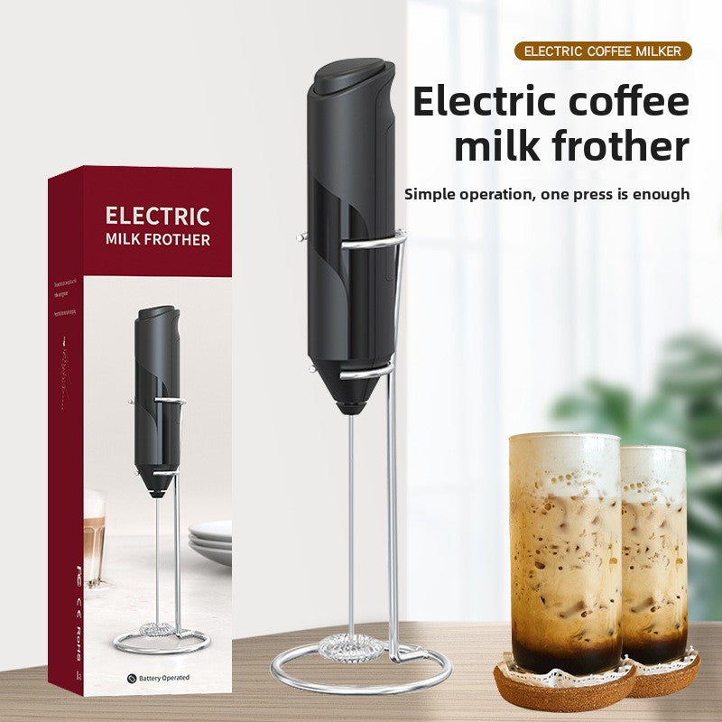Manual milk frother