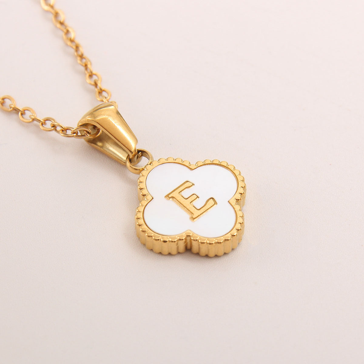 Gold-Plated Letter Necklace