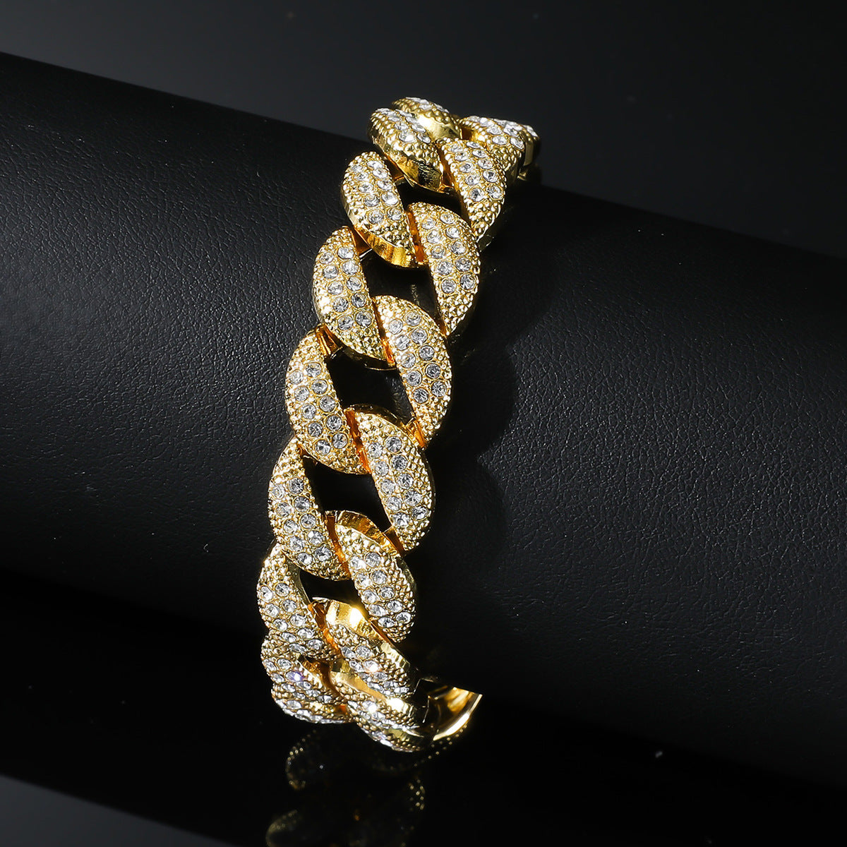 Hip-hop Full Diamond Cuban Chain Necklace