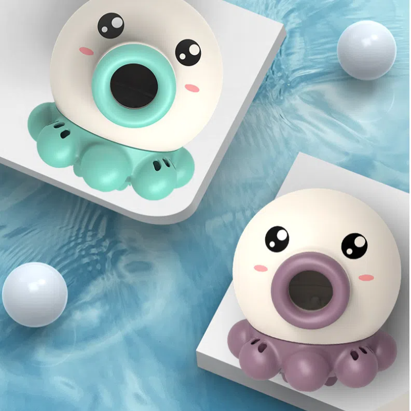 Baby Bath Toys Bathroom Water Spraying Octopus Shower