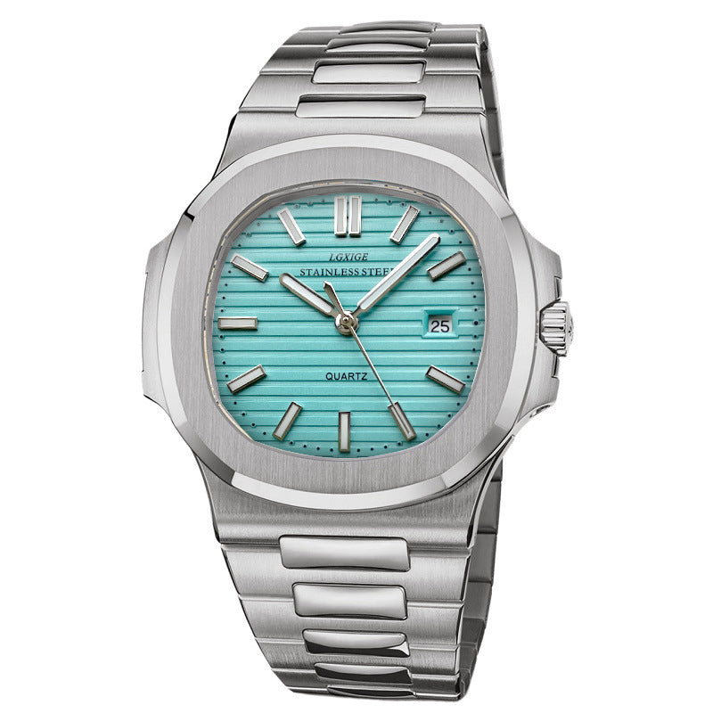 All-steel men's Nautilus watch