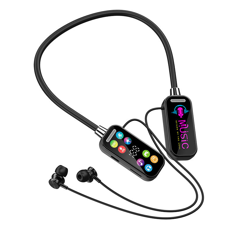 Wireless Bluetooth Headset with Color Screen