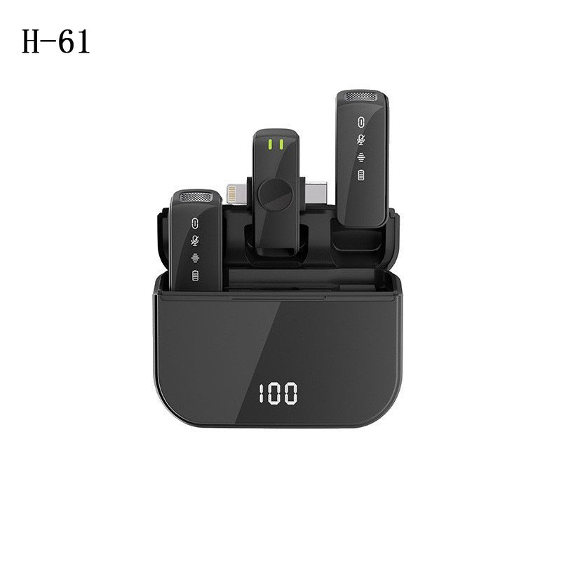 Wireless lapel microphone
