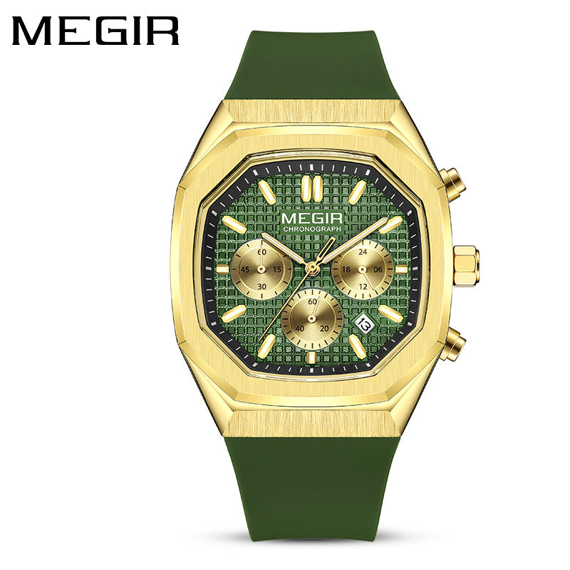 Men's Multifunctional Square Sports Watch