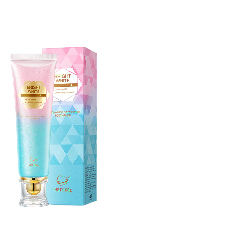Han Lun Meiyu Nicotinamide White Toothpaste Fresh and Clean Mouth Fragrance Mild Gingival Protection Explosions Factory Direct Supply