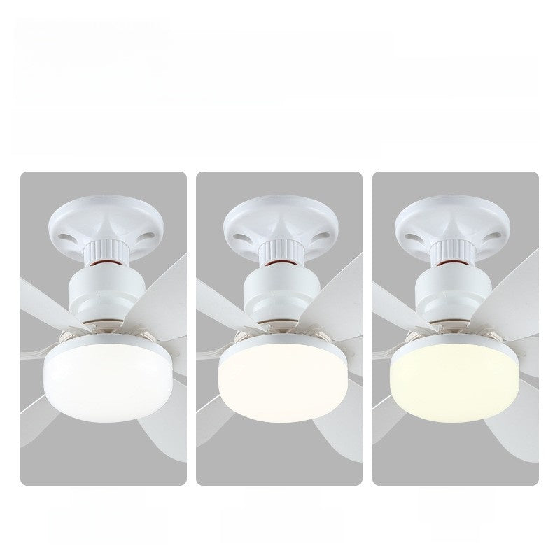 Modern Remote Control Ceiling Fan Light with Stepless Dimming