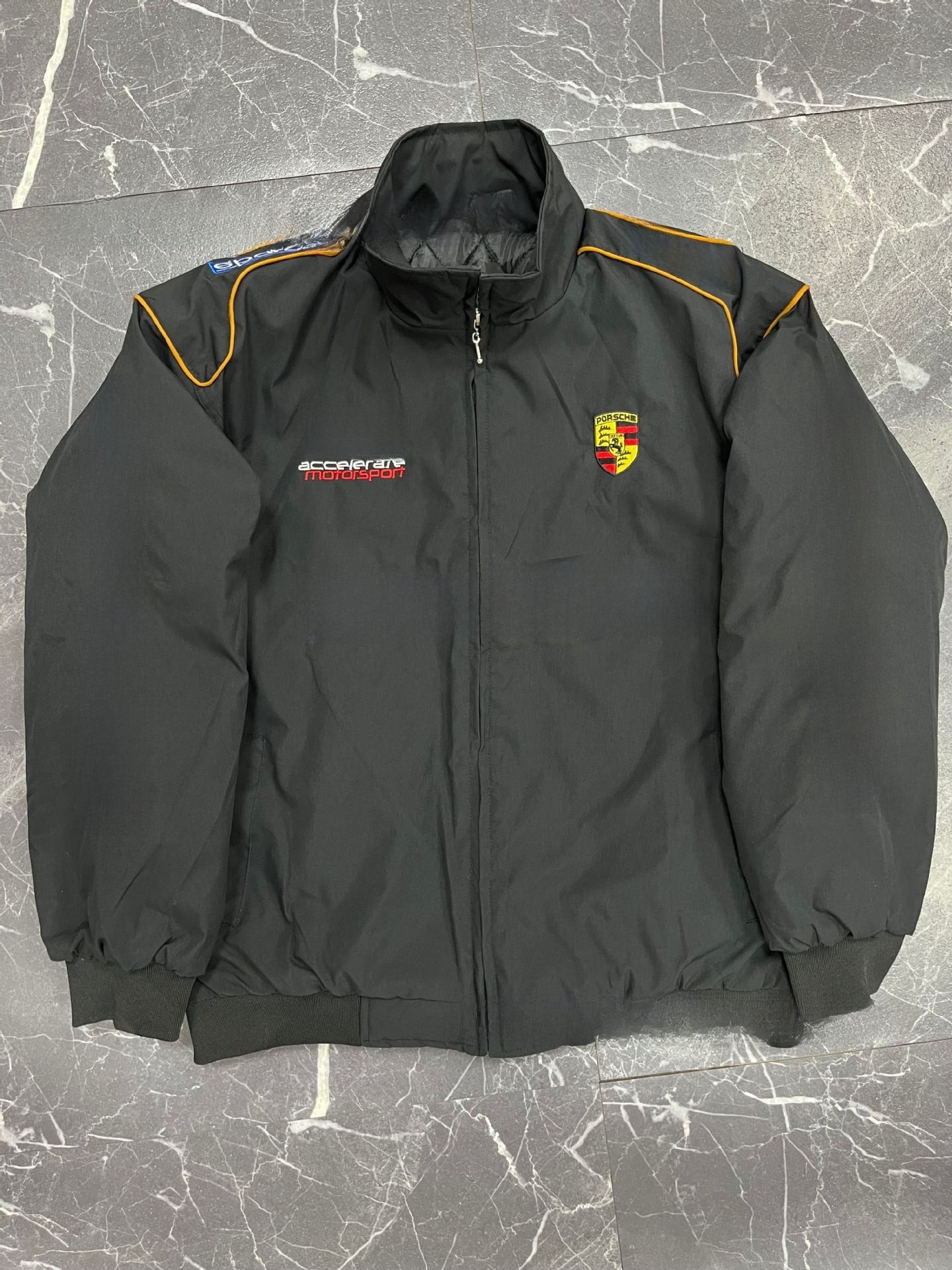 Embroidered racing jacket