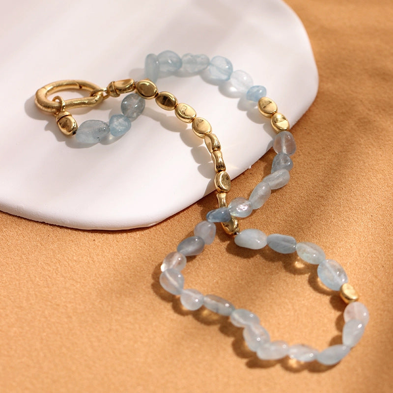 Aquamarine Necklace Bracelet