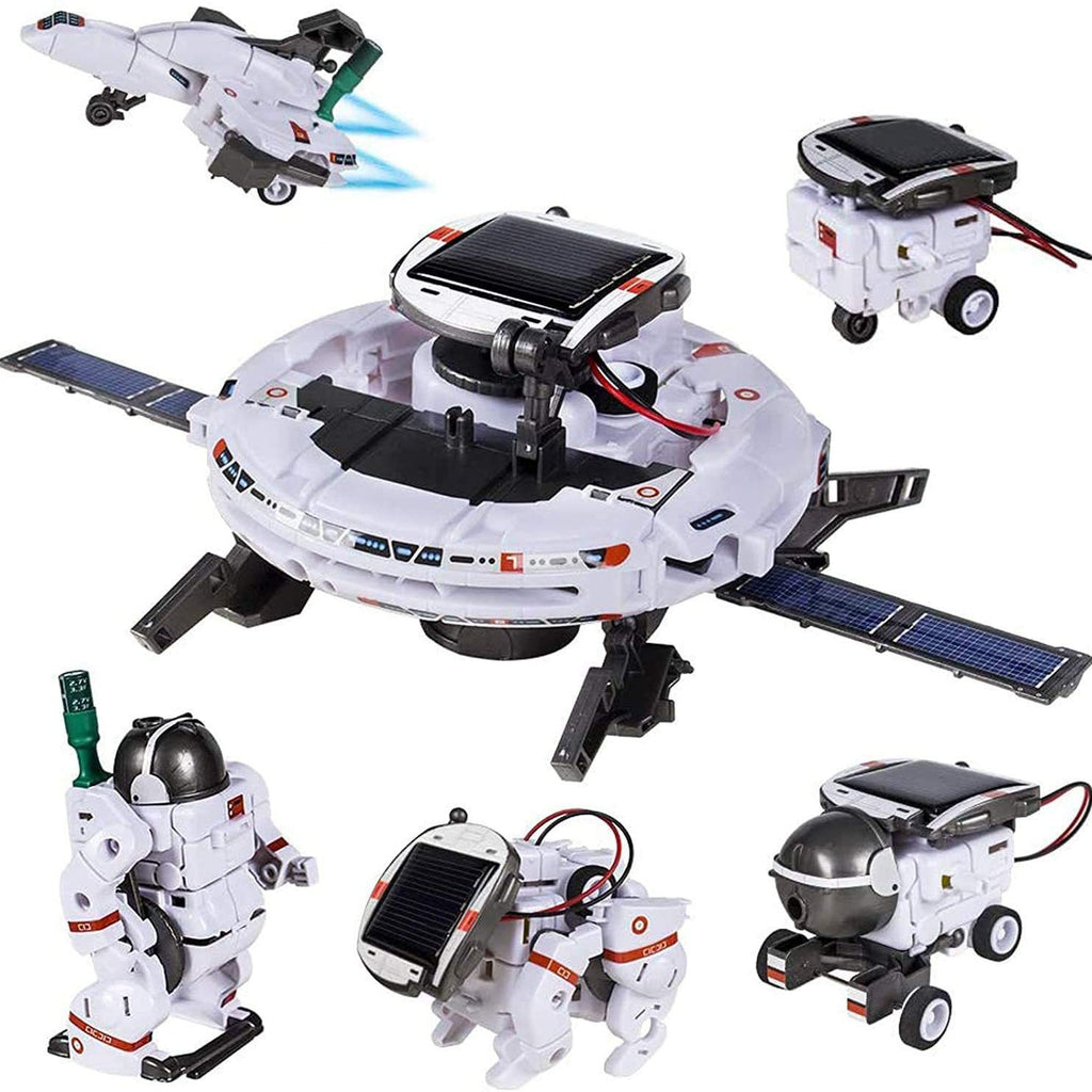 6-in-1 Solar Space Robot Toy DIY Assembly Kit