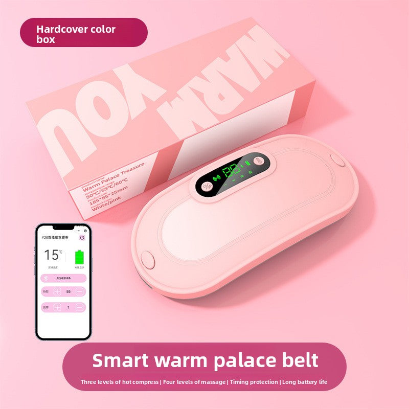 Massage warm uterus with vibration hot compress Abdominal massage device