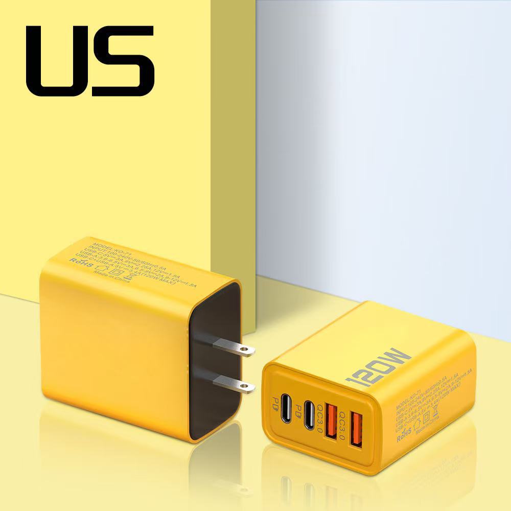 Mecha Style Dual USB + Dual Type-C Charger