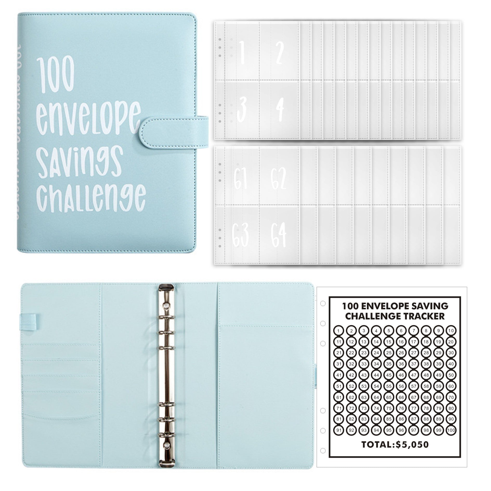 Loose-leaf event planning notebook