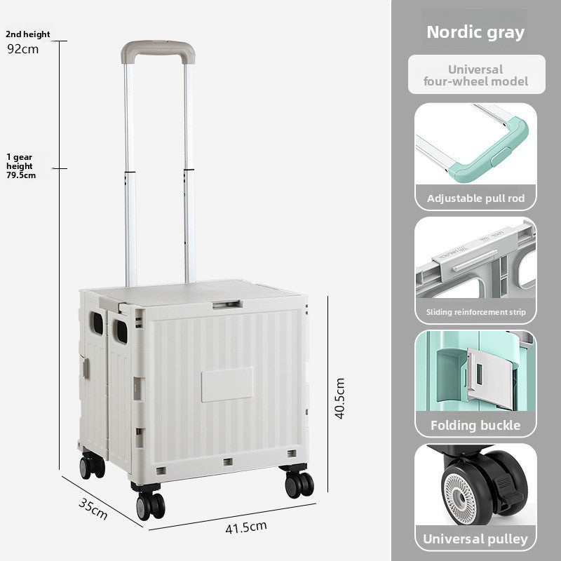 Foldable Portable Shopping Cart