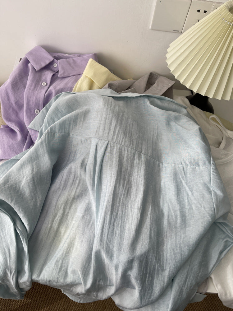 Ice silk sun-protective shirt