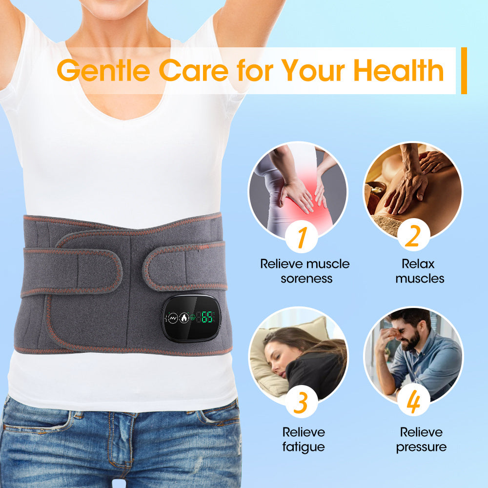 Electric heating massage belt