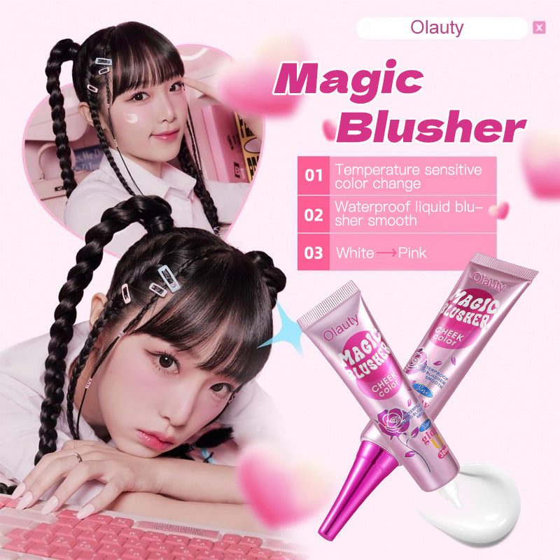 Color-changing blush