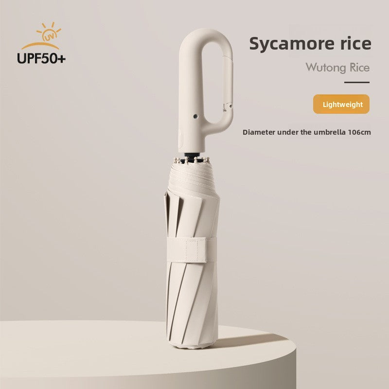 Fully automatic reverse buckle umbrella