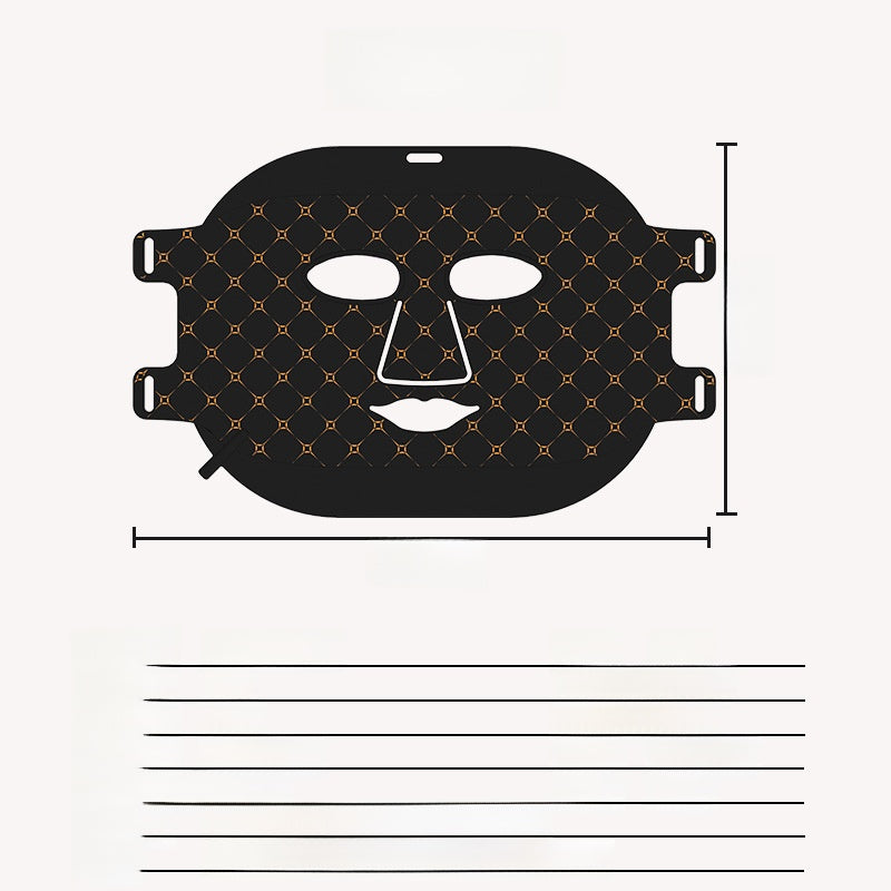 Rechargeable LED Red Blue Light Therapy Facial Mask
