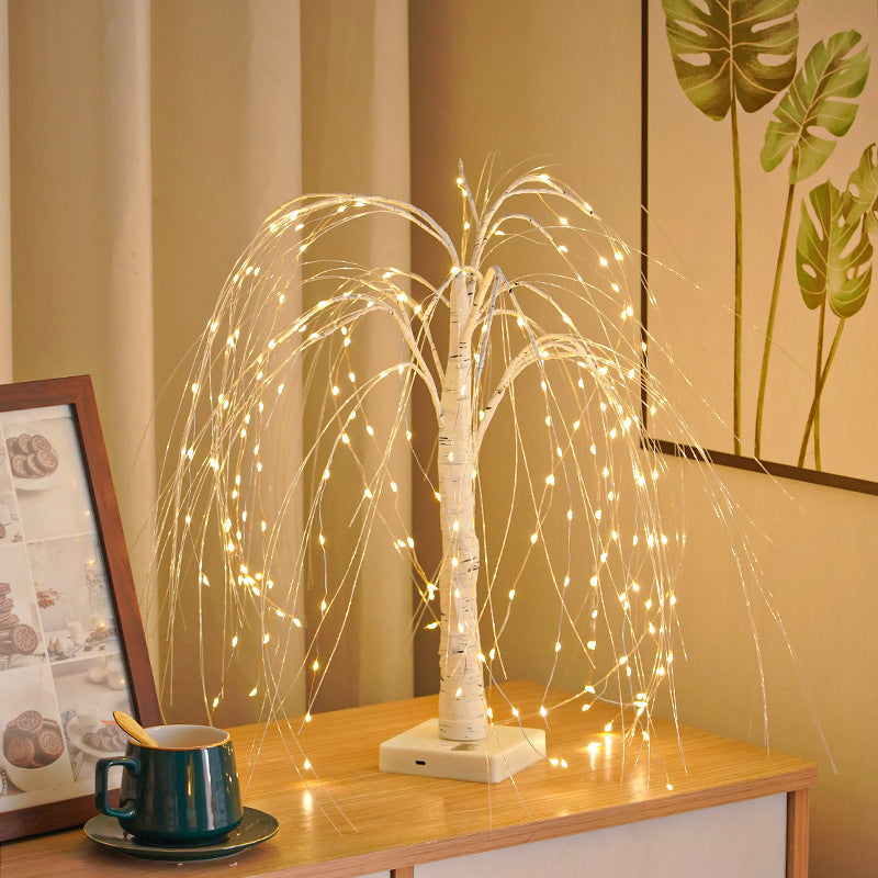 LED Christmas Willow Tree Light with 8 Functions