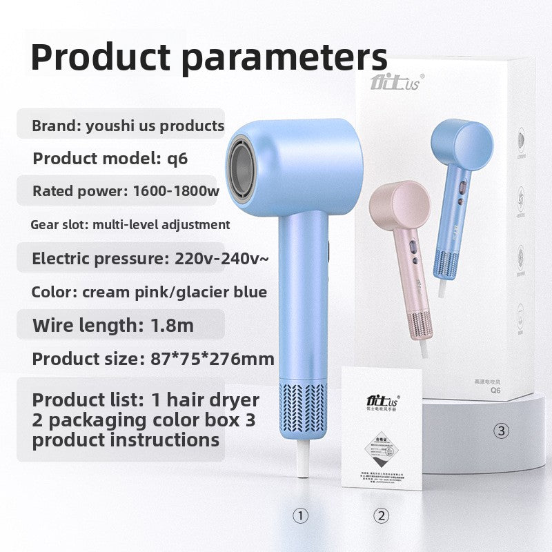 Hot and Cold Air Negative Ion Hair Dryer